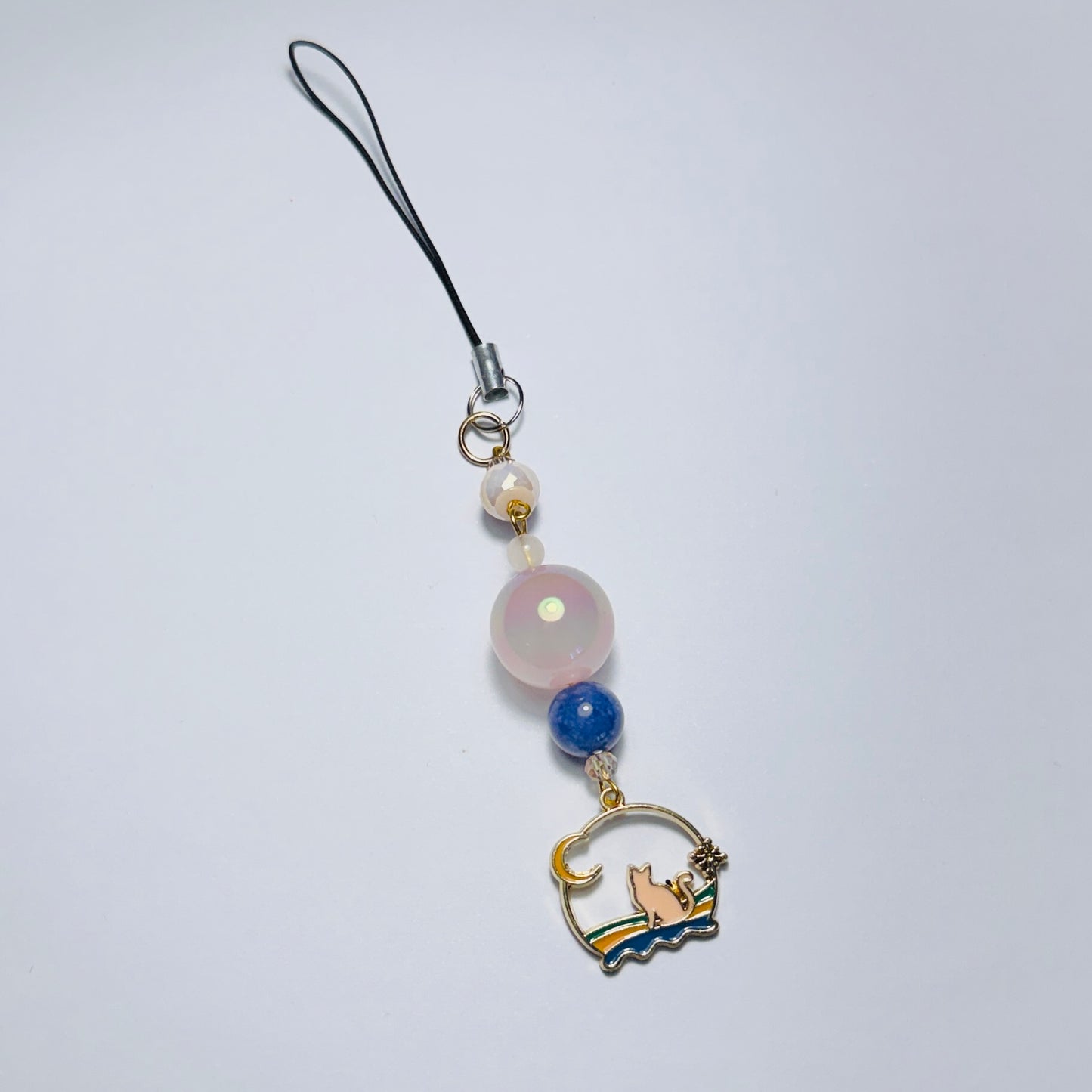 Mooncat Phone Charm