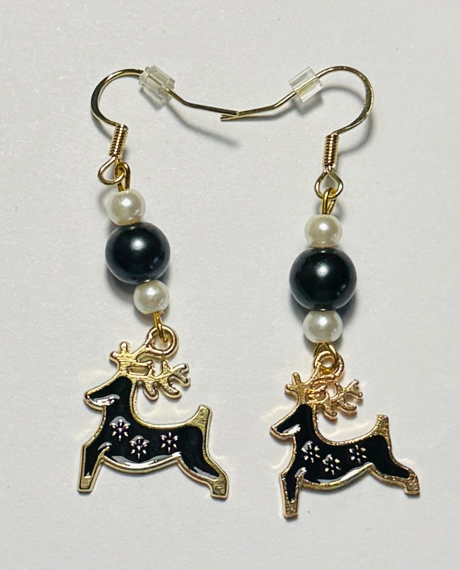 Santa's Reindeer Earrings