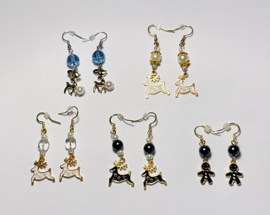 Santa's Reindeer Earrings