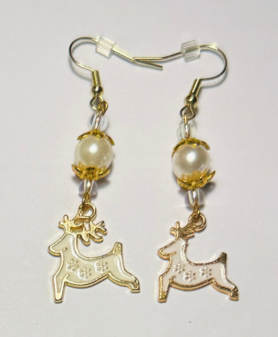 Santa's Reindeer Earrings
